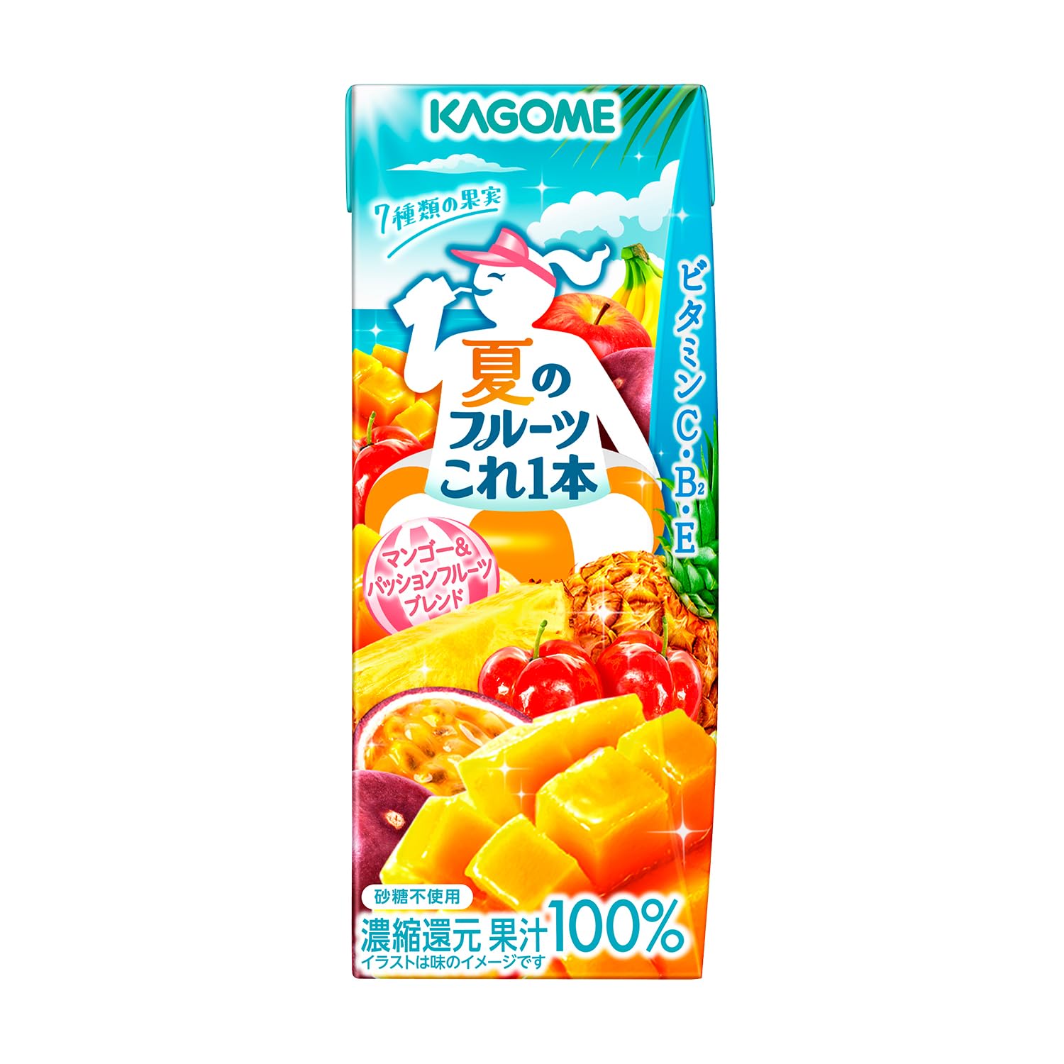 Amazon.co.jp: カゴメ 夏のフルーツこれ一本 マンゴー＆パッション
